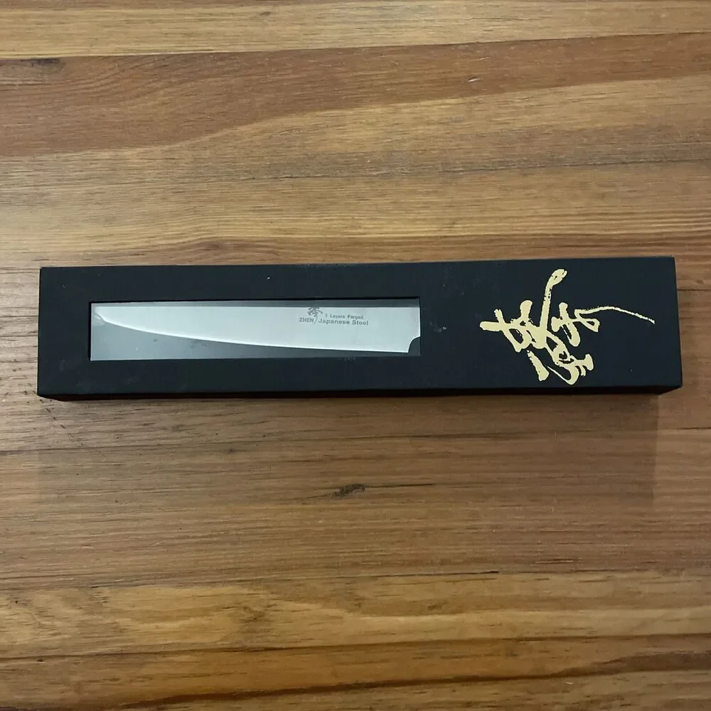 Zhen Premium Kitchen Knife 3 Layers Forged Japanese Carbon Steel 8